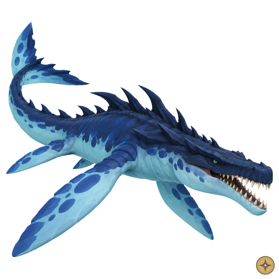 Ridgesnapper Mosasaur boss render