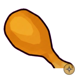 Cooked Chicken Leg